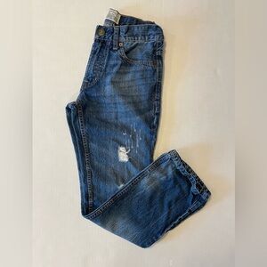 Aeropostale Driggs Slim Bootcut distressed denim jeans size 27/28